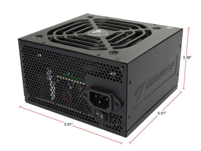 COUGAR VTE600 600W ATX12V 80 PLUS BRONZE Certified Non-Modular Active PFC Power Supply