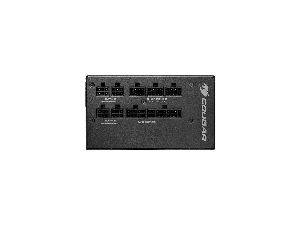 COUGAR GEX Series GEX750 750W ATX12V 80 PLUS GOLD Certified Full Modular Power Supply