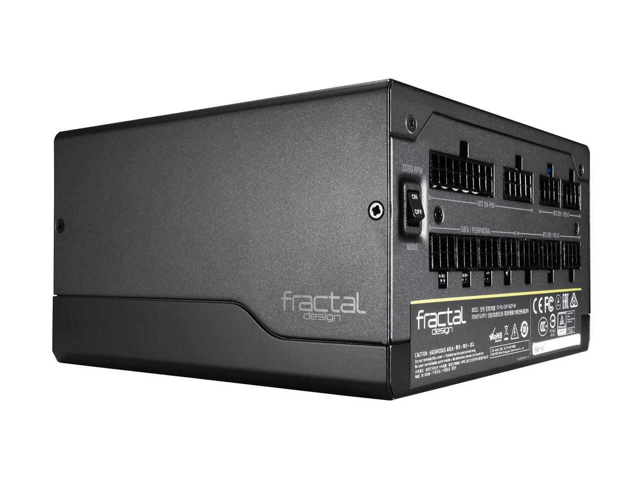 Fractal Design Ion+ 560P 80 PLUS Platinum Certified 560W Full Modular Compact ATX Power Supply with UltraFlex Cables, FD-PSU-IONP-560P-BK