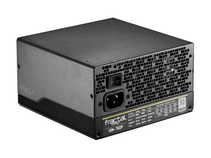 Fractal Design Ion+ 760P 80 PLUS Platinum Certified 760W Full Modular Compact ATX Power Supply with UltraFlex Cables