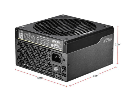 Fractal Design Ion+ 860P 80 PLUS Platinum Certified 860W Full Modular Compact ATX Power Supply with UltraFlex Cables