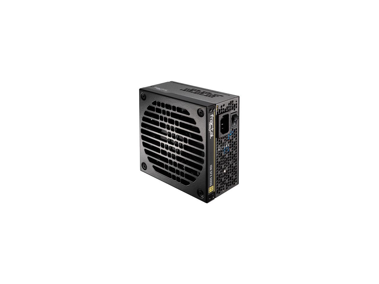 Fractal Design Ion SFX 500G 80 PLUS Gold Certified 500W Full Modular SFX-L Power Supply with UltraFlex Cables, PSU-ION-SFX-500G-BK