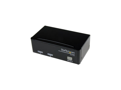 StarTech.com SV231USB 2-port KVM Switch for VGA Computers - USB - Full KVM Kit Cables Included