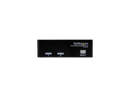 StarTech.com SV231USB 2-port KVM Switch for VGA Computers - USB - Full KVM Kit Cables Included