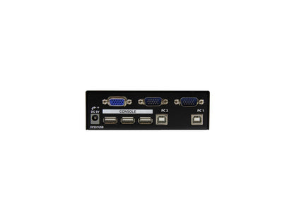 StarTech.com SV231USB 2-port KVM Switch for VGA Computers - USB - Full KVM Kit Cables Included
