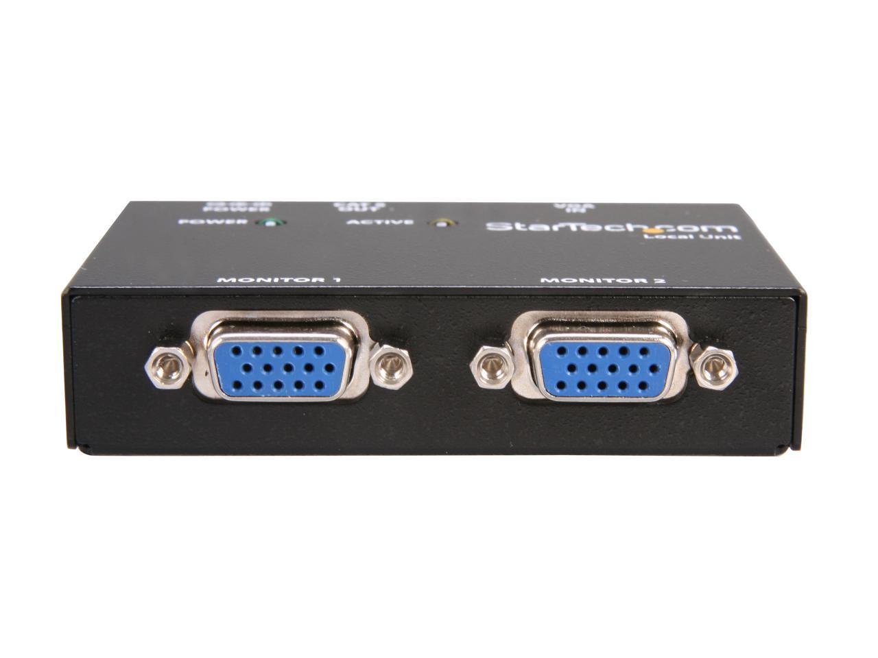 StarTech.com ST121UTP VGA Video Extender over Cat5 (ST121 Series) - Up to 500ft (150m) - VGA over Cat 5 Extender - 2 Local and 2 Remote