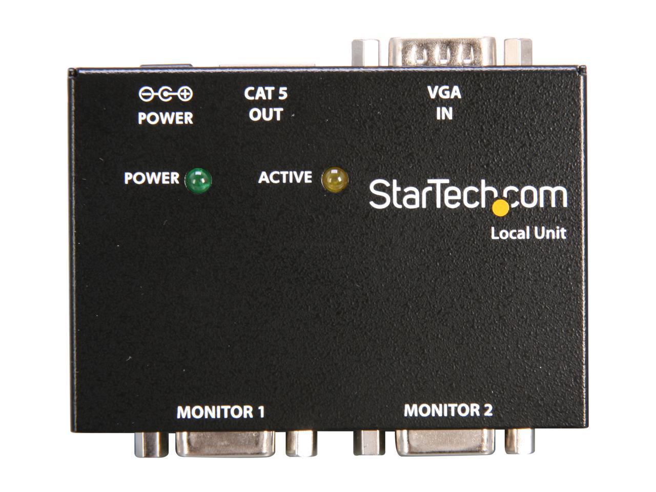 StarTech.com ST121UTP VGA Video Extender over Cat5 (ST121 Series) - Up to 500ft (150m) - VGA over Cat 5 Extender - 2 Local and 2 Remote