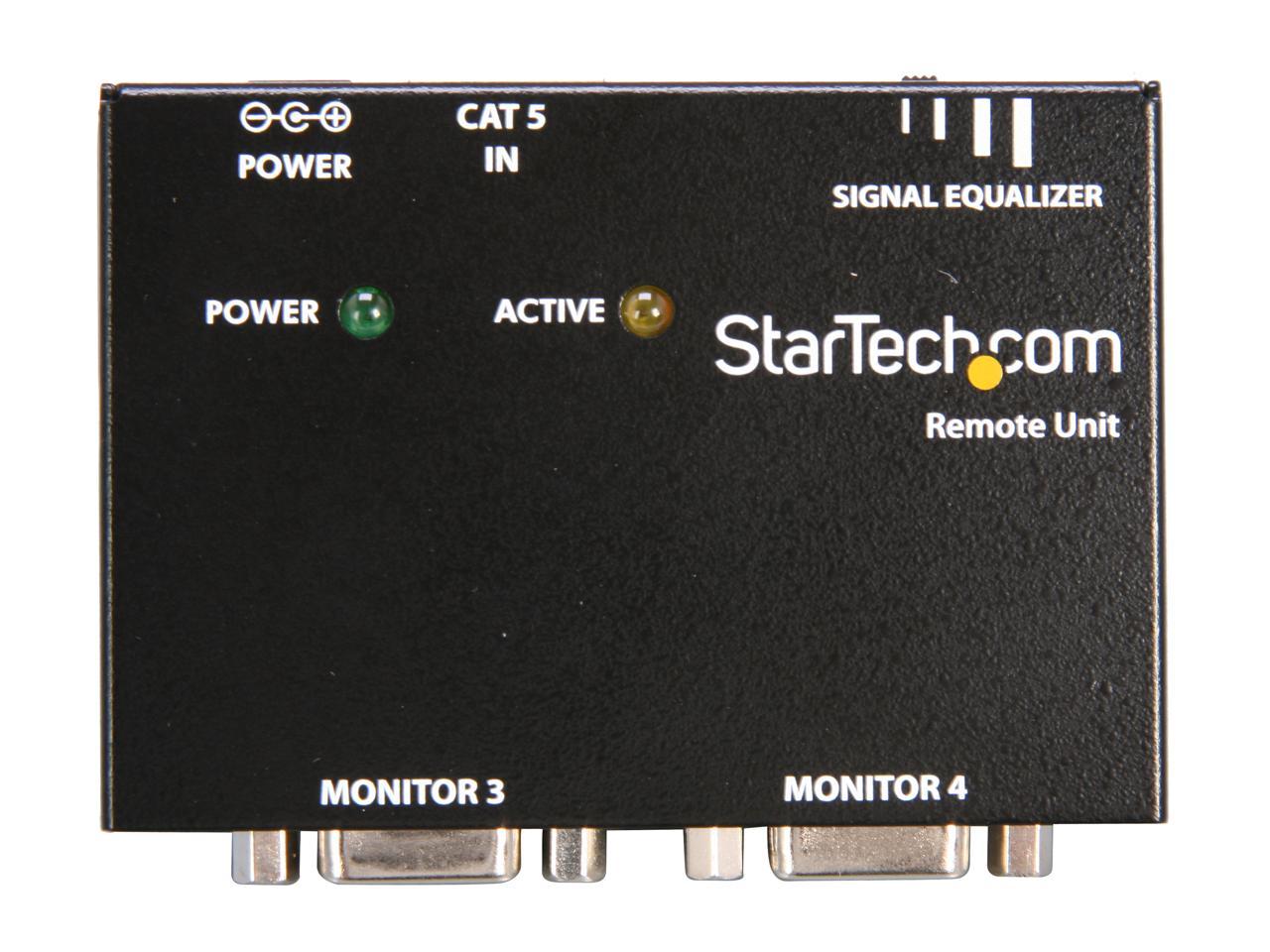 StarTech.com ST121UTP VGA Video Extender over Cat5 (ST121 Series) - Up to 500ft (150m) - VGA over Cat 5 Extender - 2 Local and 2 Remote