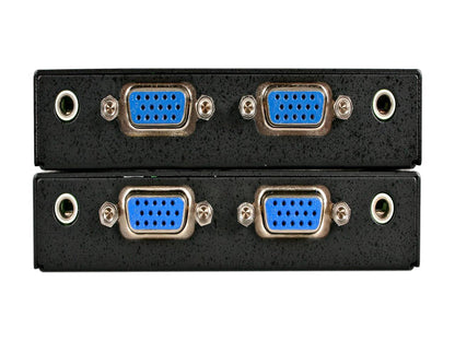 StarTech.com ST122UTPA VGA Video Extender over Cat 5 with Audio - Up to 500ft (150m) - VGA over Cat5 Extender - 1 Local and 1 Remote