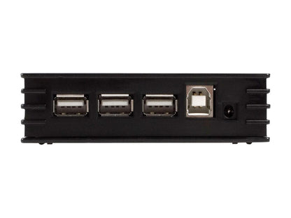 StarTech.com ST7202USB 7 Port Compact Black USB 2.0 Hub - 7-Port USB Hub - Portable USB 2.0 Hub - Includes Optional Power Adapter