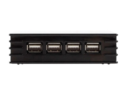 StarTech.com ST7202USB 7 Port Compact Black USB 2.0 Hub - 7-Port USB Hub - Portable USB 2.0 Hub - Includes Optional Power Adapter