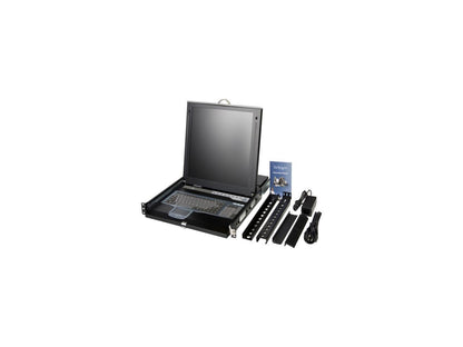 StarTech.com CABCONS1716I 1U 17" Rackmount LCD Console with Integrated 16 Port IP KVM Switch