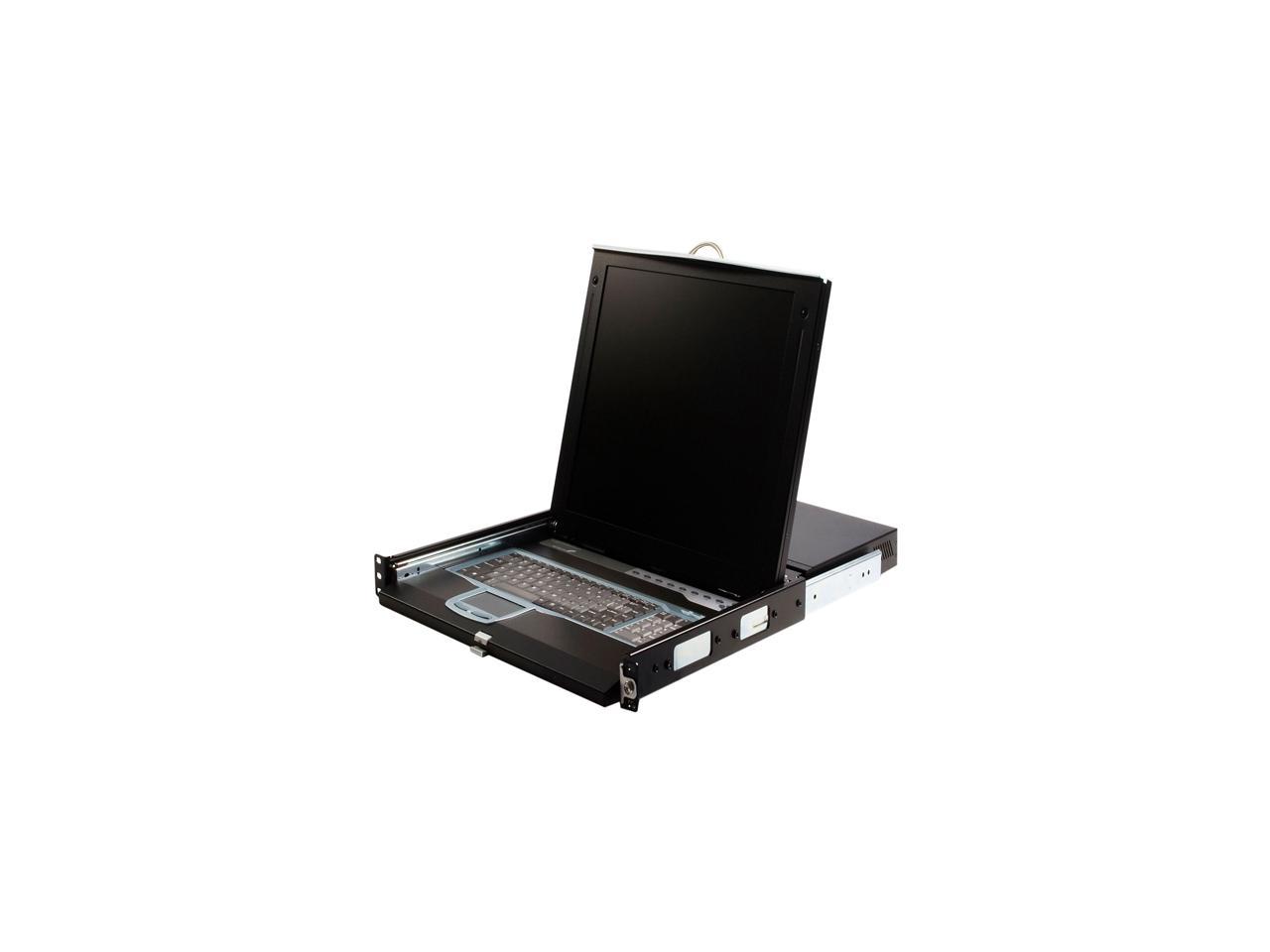 StarTech.com CABCONS1716I 1U 17" Rackmount LCD Console with Integrated 16 Port IP KVM Switch