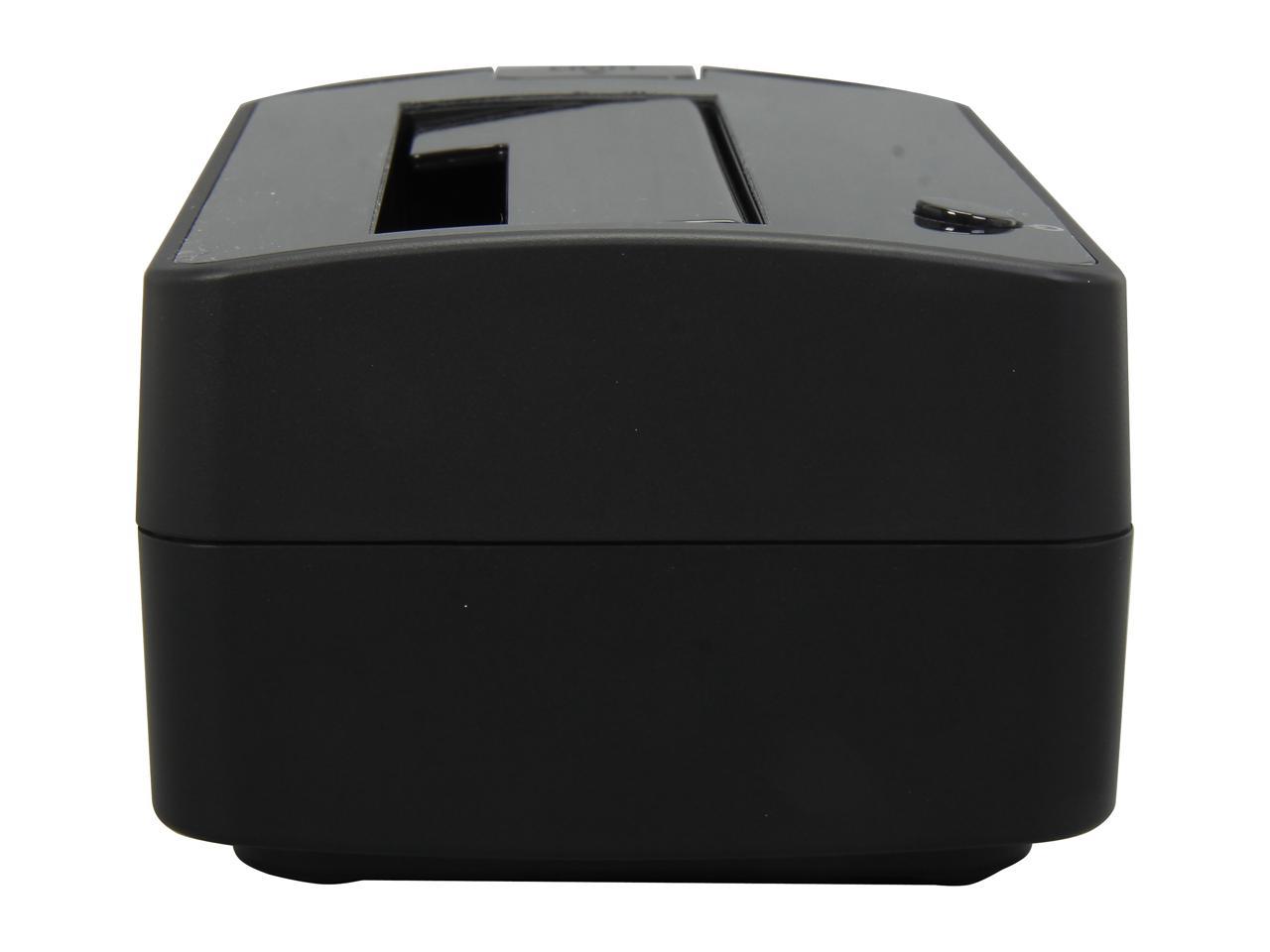StarTech.com SATDOCKU3S Plastic 2.5" & 3.5" Black SATA Hard Drive Docking Station for 2.5/3.5 HDD