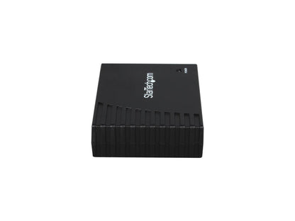 StarTech.com ST4300USB3 4 Port USB 3.0 Hub - 4 x SuperSpeed USB 3.0 - Black - Compact - USB 3 Hub - USB Splitter - Powered USB 3.0 Hub - USB Extender