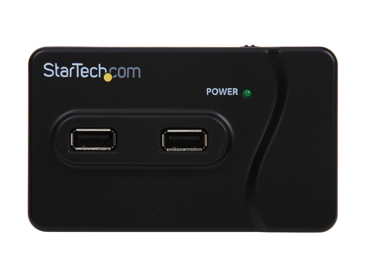 StarTech.com ST7320USBC 6 Port USB 3.0 & USB 2.0 Hub with 2A Charging Port - 2x USB 3.0 Hub Ports & 4x USB 2.0 - Combo USB Hub with 20W Power Adapter