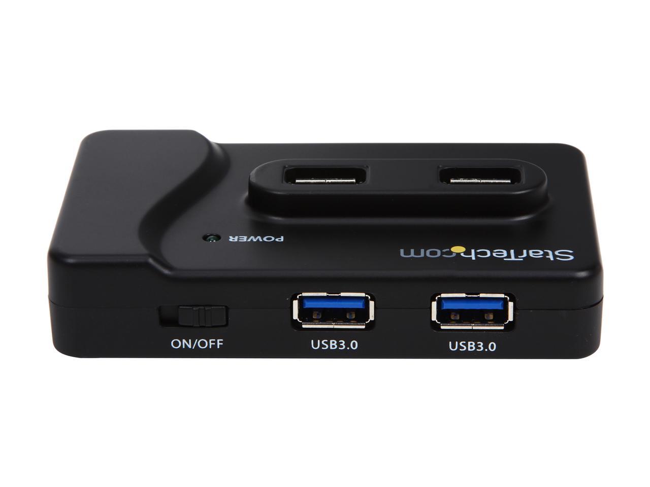 StarTech.com ST7320USBC 6 Port USB 3.0 & USB 2.0 Hub with 2A Charging Port - 2x USB 3.0 Hub Ports & 4x USB 2.0 - Combo USB Hub with 20W Power Adapter