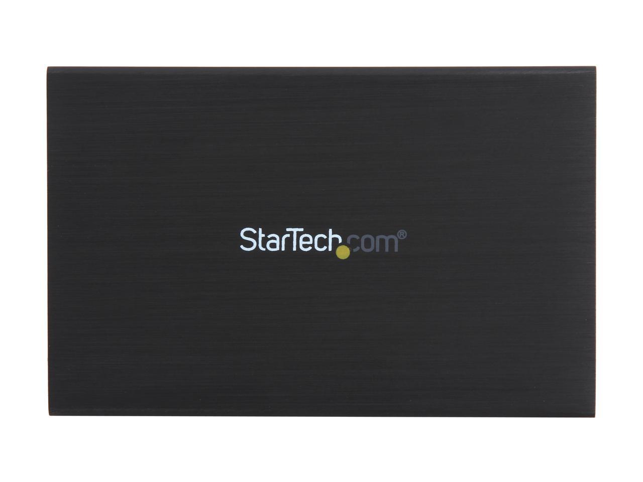 StarTech S2510BMU33 2.5" Hard Drive Enclosure - Supports UASP - SATA 6Gbps - USB 3.0 External Hard Drive Enclosure - SSD/HDD Enclosure