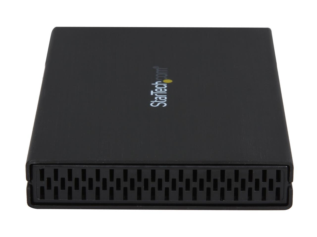 StarTech S2510BMU33 2.5" Hard Drive Enclosure - Supports UASP - SATA 6Gbps - USB 3.0 External Hard Drive Enclosure - SSD/HDD Enclosure