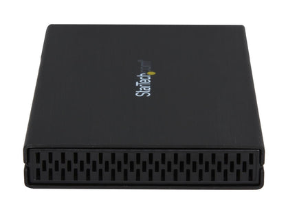 StarTech S2510BMU33 2.5" Hard Drive Enclosure - Supports UASP - SATA 6Gbps - USB 3.0 External Hard Drive Enclosure - SSD/HDD Enclosure