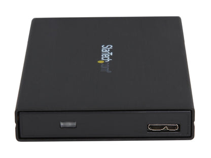 StarTech S2510BMU33 2.5" Hard Drive Enclosure - Supports UASP - SATA 6Gbps - USB 3.0 External Hard Drive Enclosure - SSD/HDD Enclosure