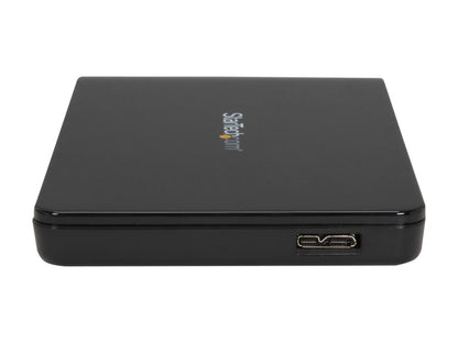 StarTech 2.5-Inch USB 3.0 External SATA III SSD Hard Drive Enclosure with UASP (S2510BPU33)
