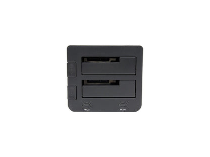 StarTech.com SDOCK2U33 USB 3.0 Dual Hard Drive Docking Station with UASP for 2.5 / 3.5in HDD / SSD – USB 3.5" SATA HDD / SSD Dock - SATA 6 Gbps