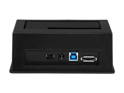 StarTech.com eSATA / USB 3.0 SATA III Hard Drive Docking Station SSD / HDD with UASP - 2.5/3.5" SATA I/II/III SSD / HDD Dock with UASP (SDOCKU33EBV)