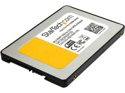 StarTech.com M.2 SSD to 2.5-Inch SATA III Adapter with Protective Housing (SAT2M2NGFF25)