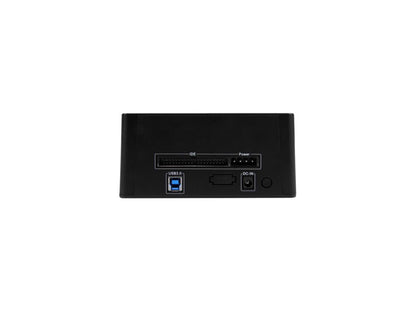 StarTech UNIDOCKU33 Universal hard drive docking station - SATA and IDE dock - 2.5in & 3.5in HDD and SSD docking station with UASP & SATA III