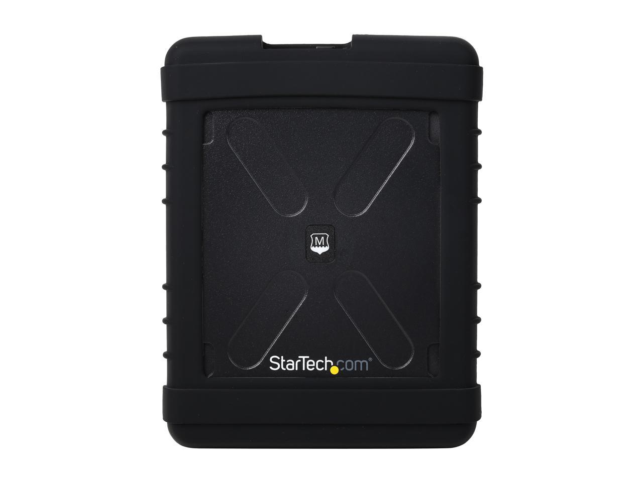 StarTech S251BRU33 2.5" USB 3.0 Hard Drive Enclosure - Rugged - Supports UASP - Tool-Less - IP54 - SSD USB External HDD Enclsoure