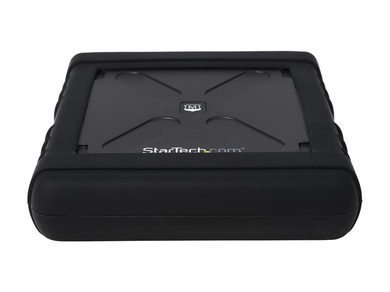 StarTech S251BRU33 2.5" USB 3.0 Hard Drive Enclosure - Rugged - Supports UASP - Tool-Less - IP54 - SSD USB External HDD Enclsoure