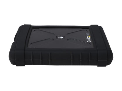 StarTech S251BRU33 2.5" USB 3.0 Hard Drive Enclosure - Rugged - Supports UASP - Tool-Less - IP54 - SSD USB External HDD Enclsoure