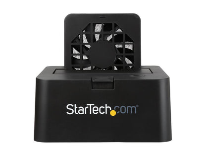 StarTech SDOCKU33EF Black External docking station for 2.5in or 3.5in SATA III 6Gbps hard drives - eSATA or USB 3.0 with UASP