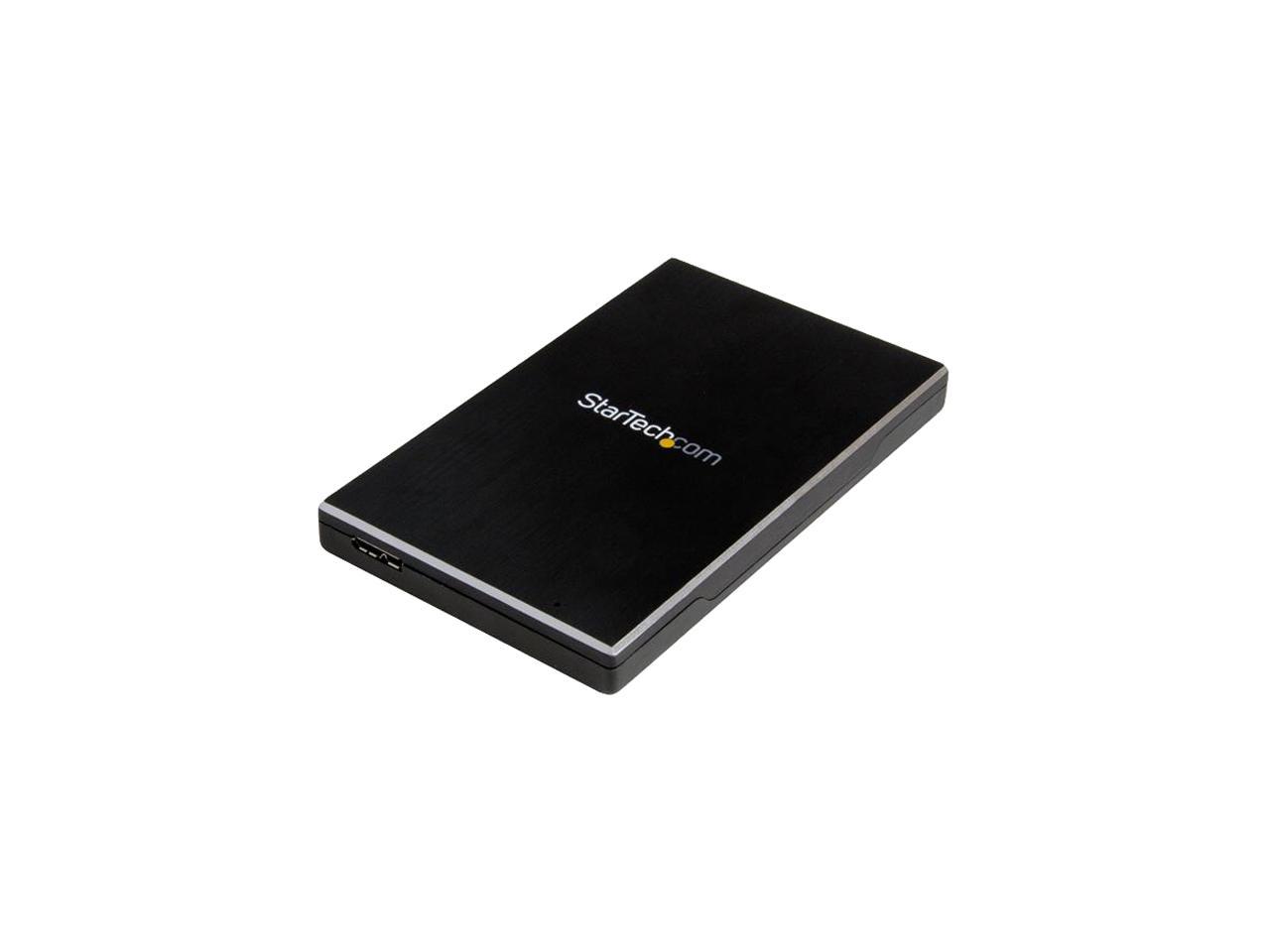 StarTech S251BMU313 2.5" External Hard Drive Enclosure - Supports UASP - Aluminum - USB 3.1 Enclosure - SSD/HDD Enclosure