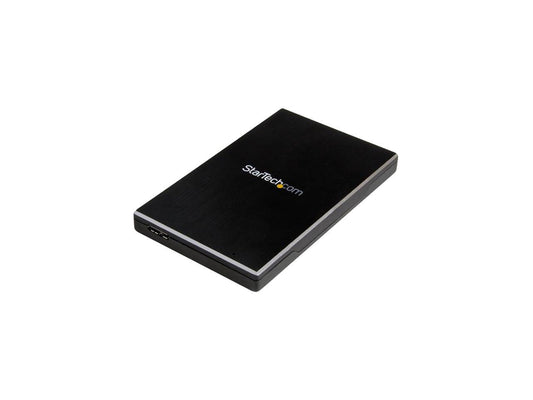 StarTech S251BMU313 2.5" External Hard Drive Enclosure - Supports UASP - Aluminum - USB 3.1 Enclosure - SSD/HDD Enclosure