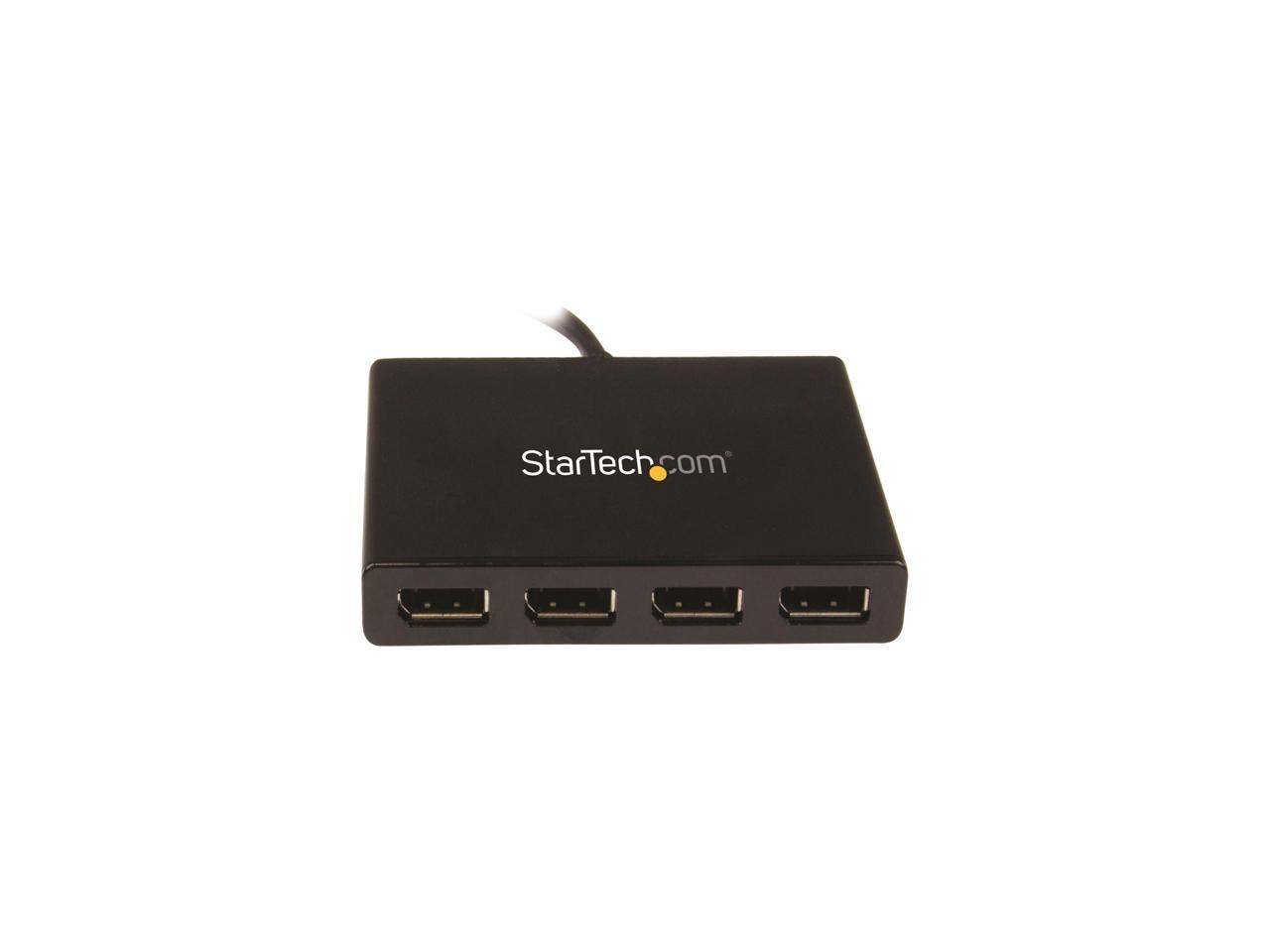 StarTech.com MSTMDP124DP MST Hub - Mini DisplayPort to 4x DisplayPort - Multi Stream Transport Hub - MDP 1.2