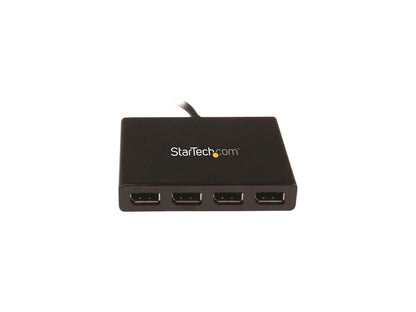 StarTech.com MSTMDP124DP MST Hub - Mini DisplayPort to 4x DisplayPort - Multi Stream Transport Hub - MDP 1.2