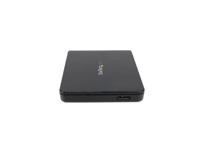 StarTech.com 2.5in USB 3.0 External SATA III SSD/HDD Enclosure w/ UASP - SATA 6 Gbps - Portable USB 2.5" Hard Drive Enclosure – Aluminum(S251BPU313)