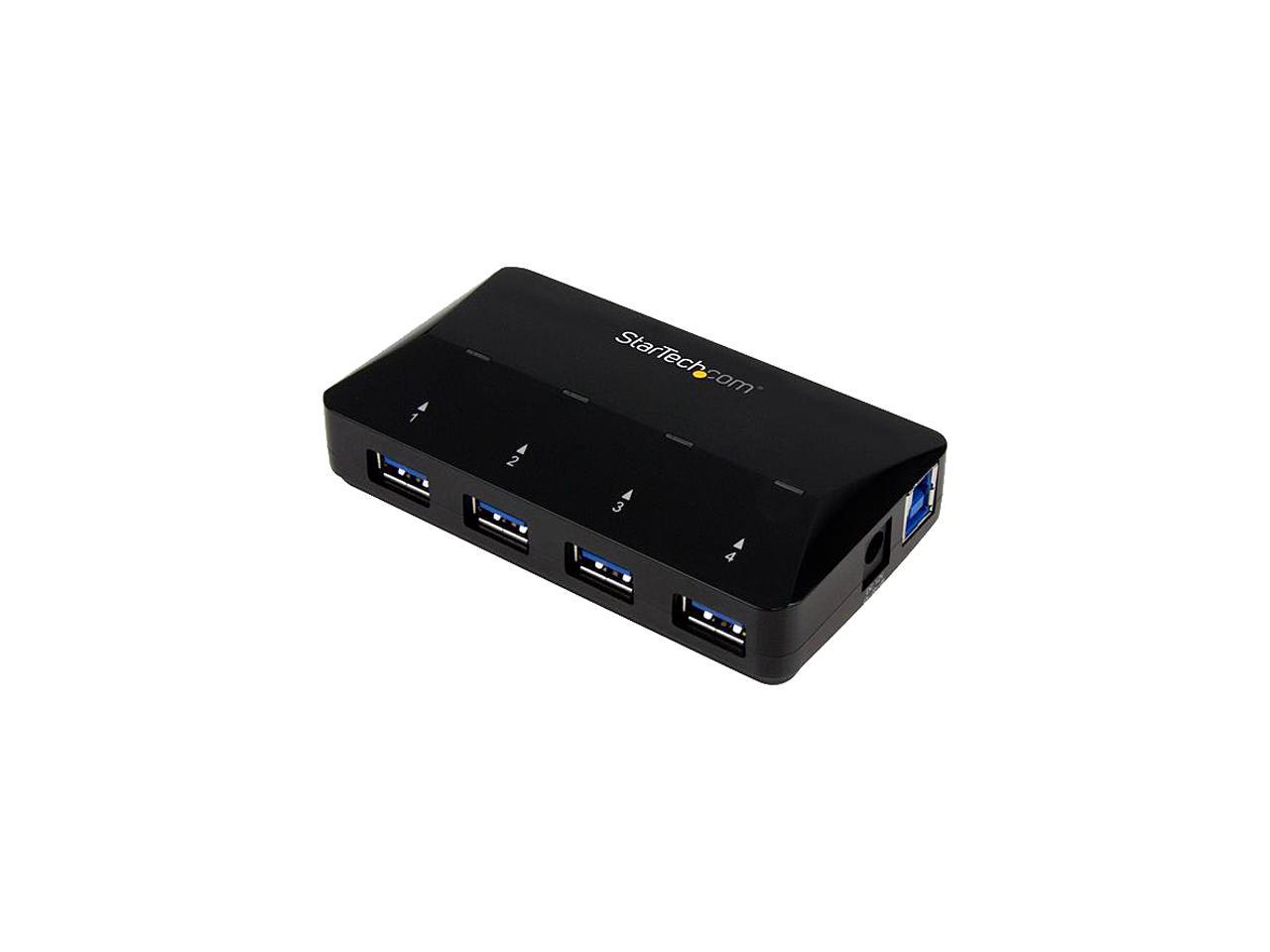 StarTech.com ST53004U1C 4-Port USB 3.0 Hub plus Dedicated Charging Port - 1 x 2.4A Port