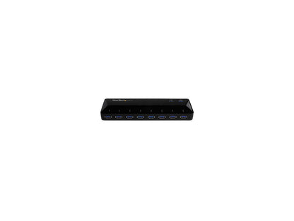 StarTech.com ST103008U2C 10-Port USB 3.0 Hub with Charge and Sync Ports - 2x 1.5A Ports - USB Hub and Fast-Charging Station with 48W Power Adapter