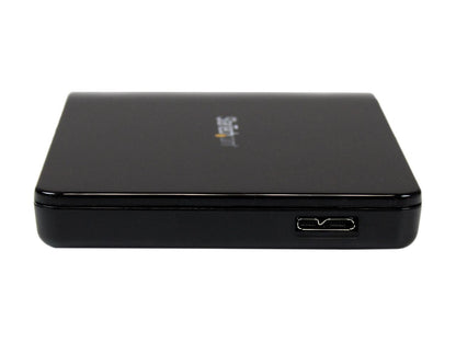 StarTech S251BPU31C3 2.5" USB-C Hard Drive Enclosure - USB 3.1 Type C - Tool-less - External Hard Drive Case - SSD USB C HDD Enclosure