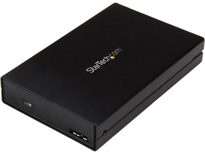 StarTech S251BU31315 2.5" USB-C Hard Drive Enclosure - USB 3.1 Type C - with USB-C and USB-A Cable - USB 3.0 HDD Enclosure