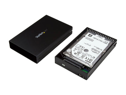 StarTech S251BU31315 2.5" USB-C Hard Drive Enclosure - USB 3.1 Type C - with USB-C and USB-A Cable - USB 3.0 HDD Enclosure