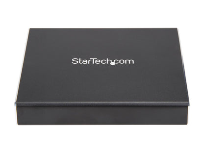 StarTech.com SM22BU31C3R USB 3.1 SSD Enclosure - 10 Gbps - Aluminum - External Hard Drive Enclosure - M.2 to SATA - Raid Drive Enclosure
