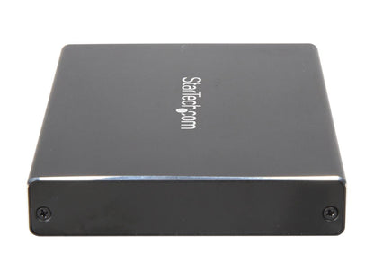 StarTech.com SM22BU31C3R USB 3.1 SSD Enclosure - 10 Gbps - Aluminum - External Hard Drive Enclosure - M.2 to SATA - Raid Drive Enclosure