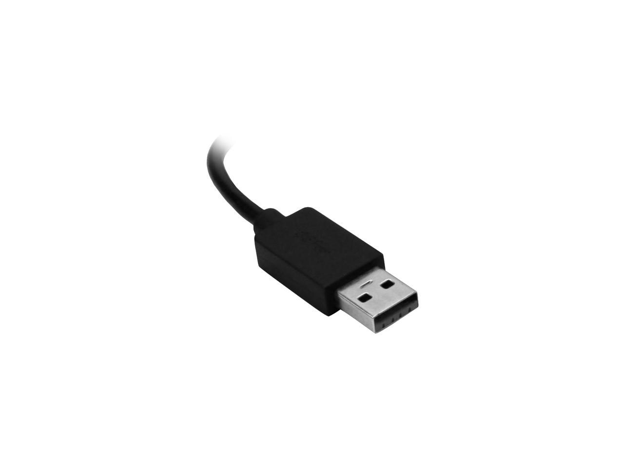 StarTech HB30A3A1CSFS 4 Port USB Hub - USB 3.0 - USB A to 3 x USB A and 1 x USB C - Includes Power Adapter - USB Port Expander - USB Port Hub