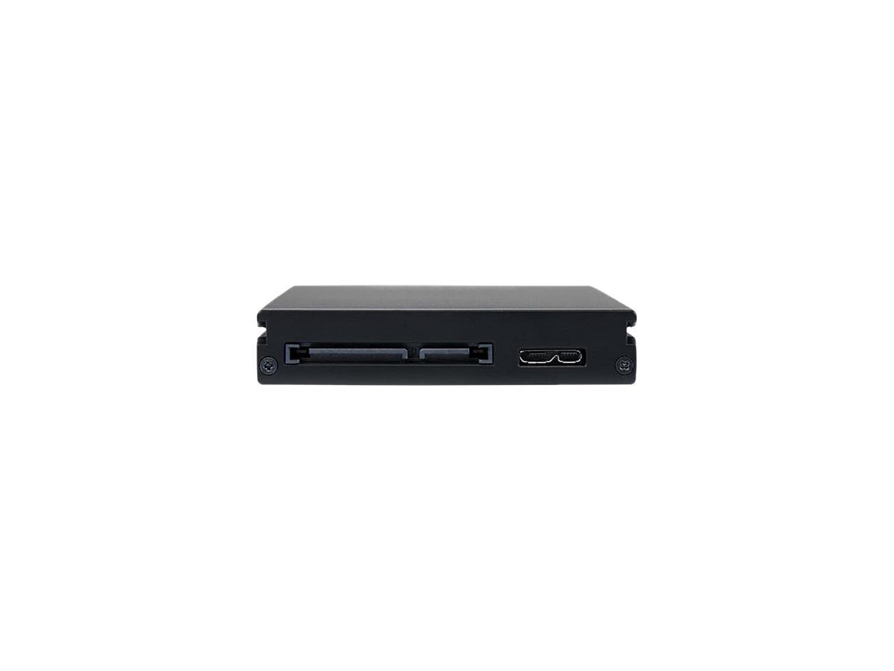 StarTech S251BU31REM StarTech.com Hot Swap Hard Drive Bay - Black Aluminum - 2.5" SSD HDD - for 5.25 / 3.5" Bay - SATA Backplane - Hard Drive Rack