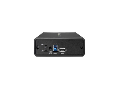 StarTech S351BMU33ET eSATA Enclosure - for 3.5in SATA HDD - USB 3.0 / eSATA - Trayless - Metal - External Hard Drive Enclosure - HDD Enclosure