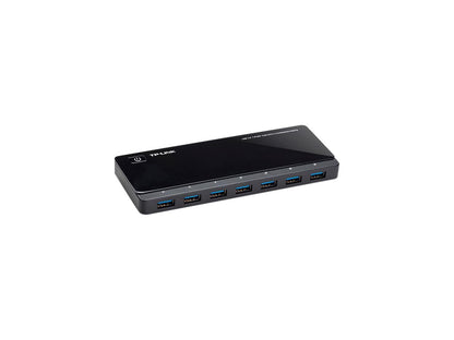 TP-Link Powered USB Hub 3.0 with 7 USB 3.0 Data Ports and 2 Smart Charging USB Ports. Compatible with Windows, Mac, Chrome & Linux OS, with Power On/Off Button, 12V/4A Power Adapter(UH720)